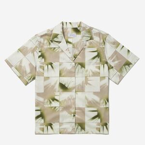 NWOT - Saturdays NYC Canty Disco Print Short Sleeve Camp Shirt - Size XL